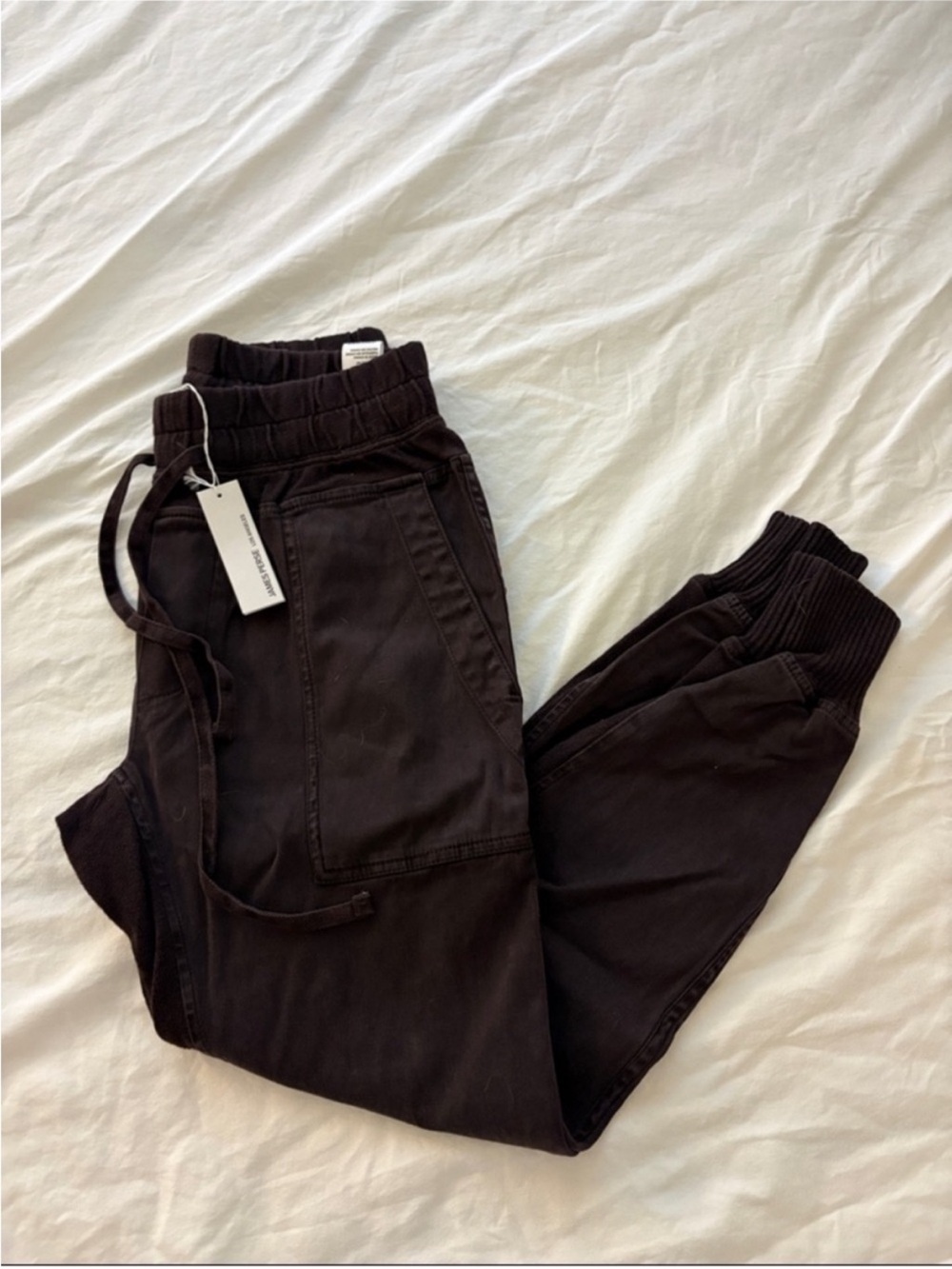 James Perse Brown Cotton Joggers